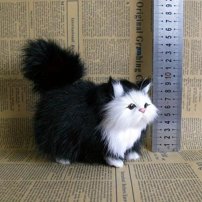 Realistic Simulation Cat Plush Toy Soft Stuffed Kitten For Kids And Cat Lovers 6