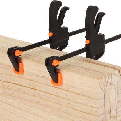 Woodworking Quick Bar Clamp Set  HeavyDuty 4Inch Ratchet Release Clips For DIY Carpentry  Hand Tool 5