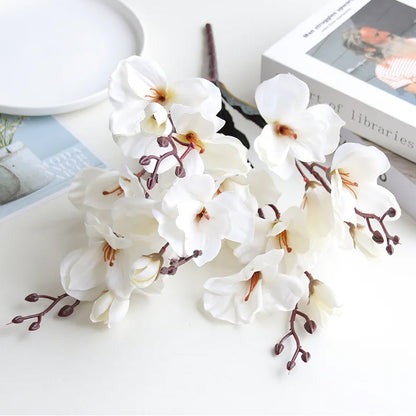 High Quality Artificial Flowers Autumn Magnolia Decoration Home Decor Flower Accessories 6