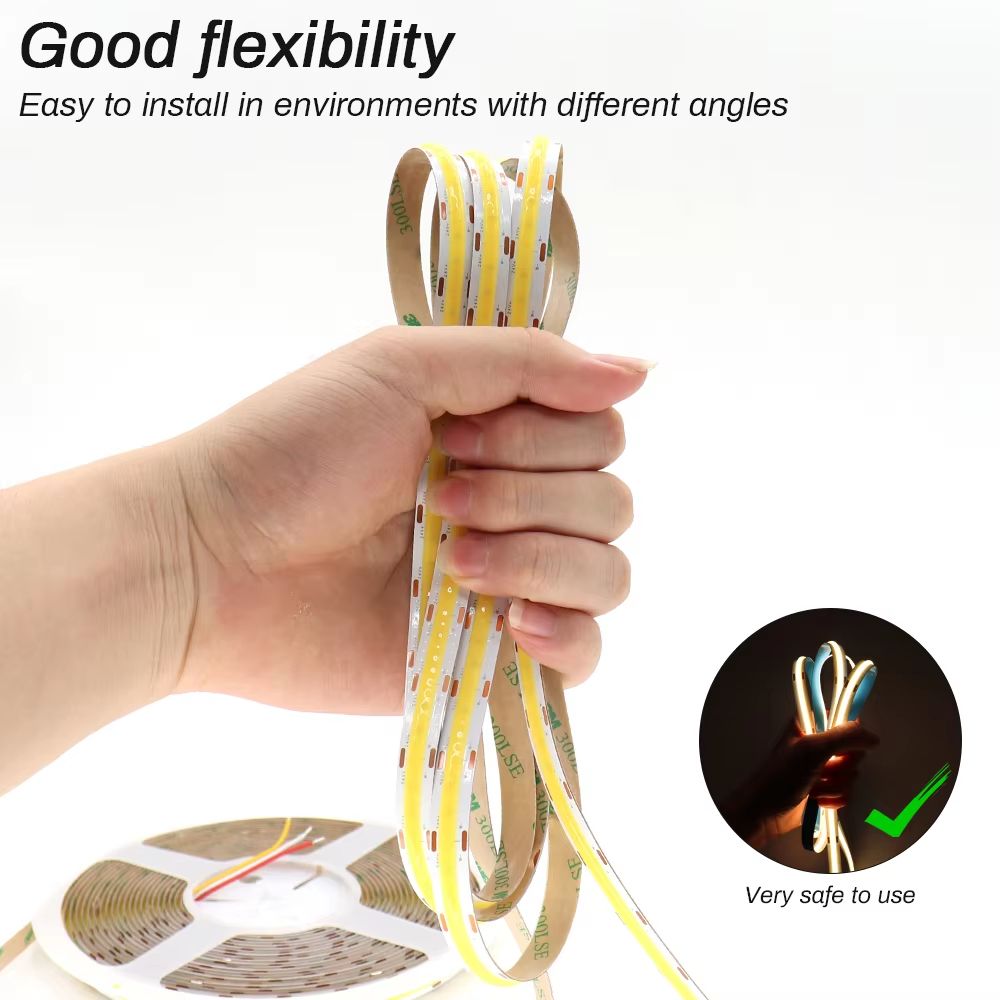 LumiFlex COB LED Strip Light  3mm5mm UltraSlim Dimmable 12V24V HighCRI Lighting 3