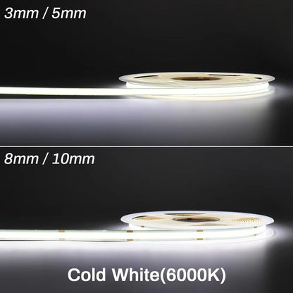 LumiFlex COB LED Strip Light  3mm5mm UltraSlim Dimmable 12V24V HighCRI Lighting 8