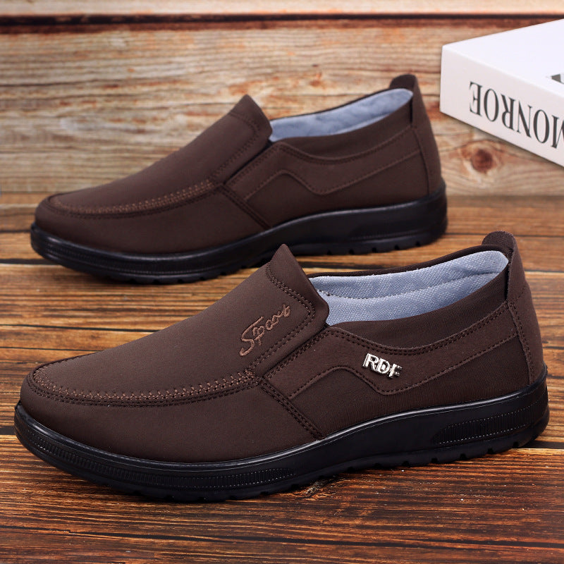 Lazy Mens LaceUp Waterproof Leather Casual Shoes Breathable Autumn Low Top Flat Walking Shoes For M 1