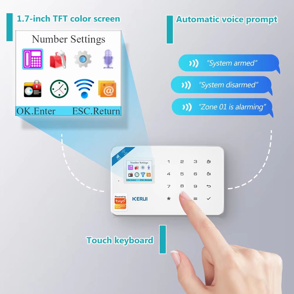 KERUI W181 Smart Alarm  Security Hub 2