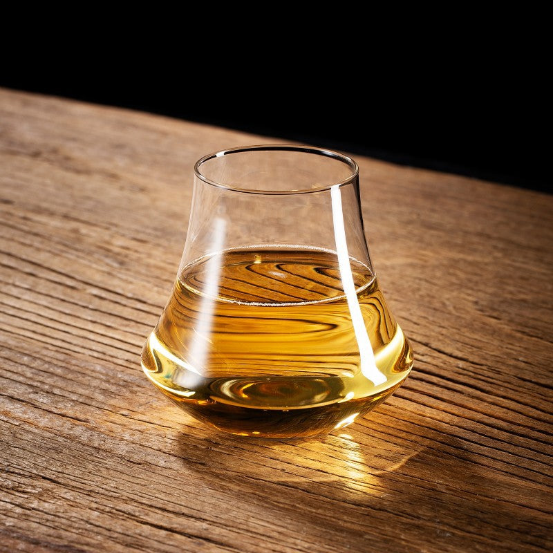 Crafted Lead-Free Crystal Glass, Stemless Barware Set of 2 or 6, for Whiskey, Wine, and Water, Ideal Women's Gift