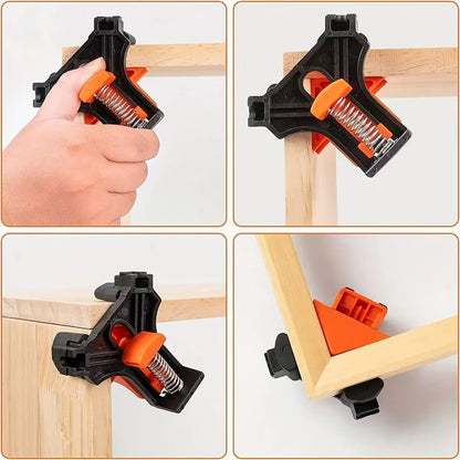 PrecisionFit 90 Degrees SpringLoaded Corner Clamp Pair 3