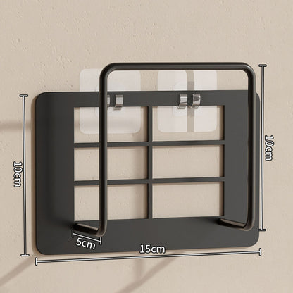 Wall Mount Router Rack WiFi Storage Box With Cable Management No Drilling Stand Bracket For Home 6