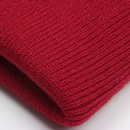 Warm Knitted Cap, Solid Unisex Beanie, Soft Wool Blend Hat, Autumn Winter SkullCap, Men Women Gorro, Ski Caps.