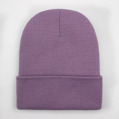 Warm Knitted Cap, Solid Unisex Beanie, Soft Wool Blend Hat, Autumn Winter SkullCap, Men Women Gorro, Ski Caps.