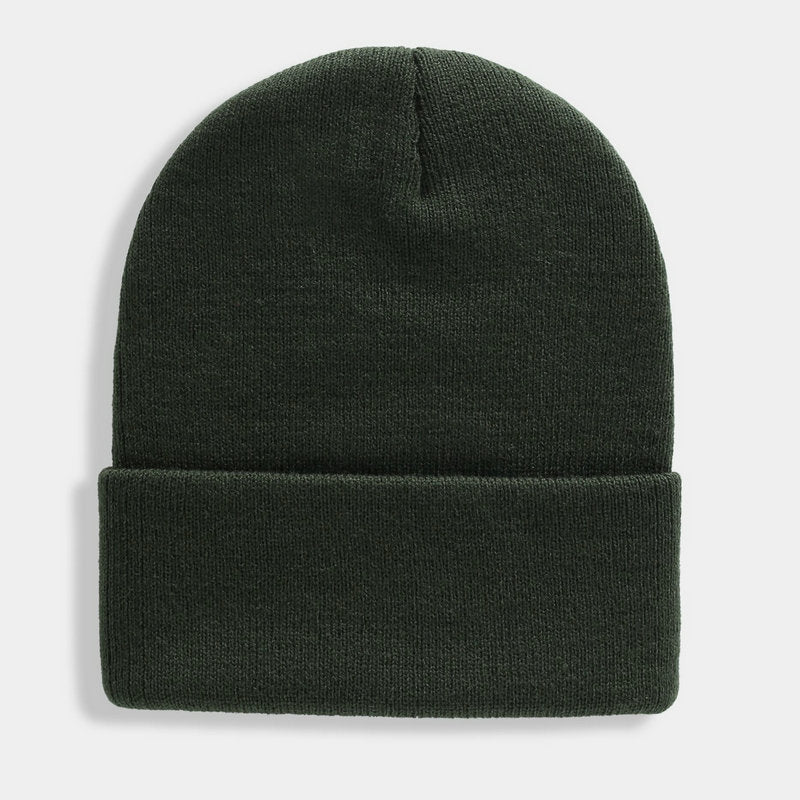 Warm Knitted Cap, Solid Unisex Beanie, Soft Wool Blend Hat, Autumn Winter SkullCap, Men Women Gorro, Ski Caps.