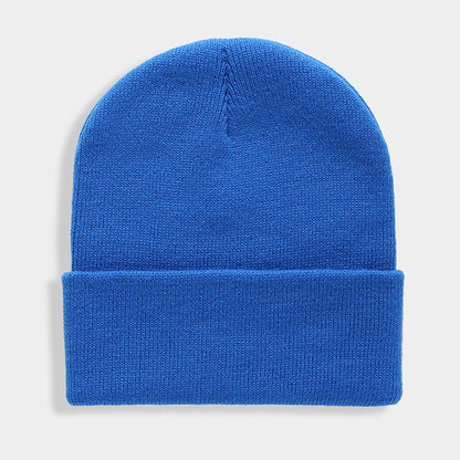 Warm Knitted Cap, Solid Unisex Beanie, Soft Wool Blend Hat, Autumn Winter SkullCap, Men Women Gorro, Ski Caps.