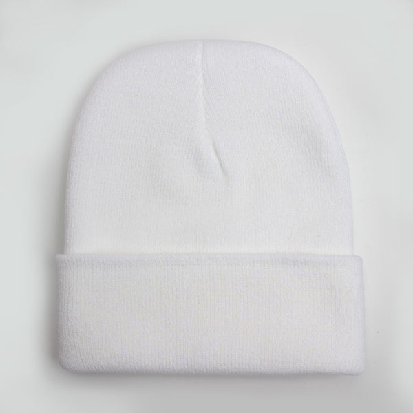 Warm Knitted Cap, Solid Unisex Beanie, Soft Wool Blend Hat, Autumn Winter SkullCap, Men Women Gorro, Ski Caps.