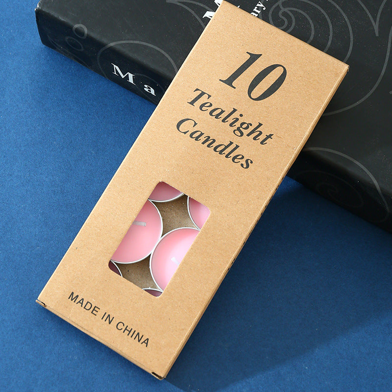 Round Aluminium Tea Candles, Confession Candles, Heat Preservation Small Candles, Smokeless candles