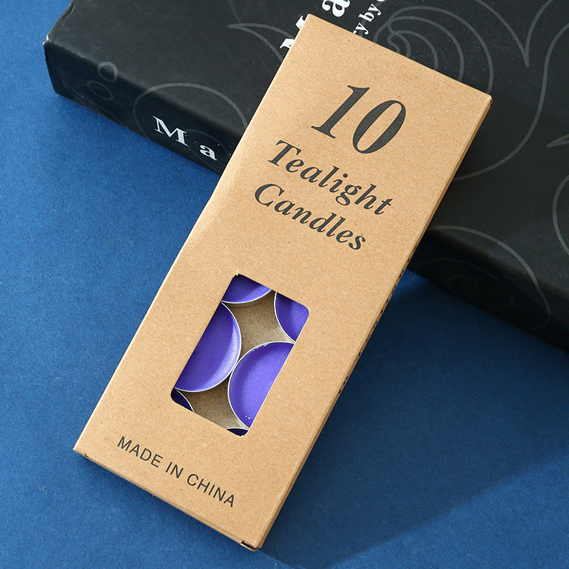 Round Aluminium Tea Candles, Confession Candles, Heat Preservation Small Candles, Smokeless candles