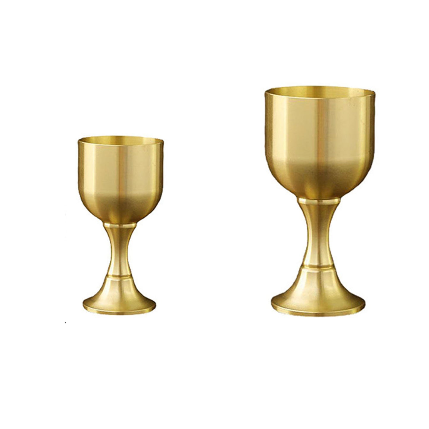 Pure Brass Goblet Elegant Copper Chalice Cup Metal Liquor Tumbler For Cocktails And Wine Party Glas 4