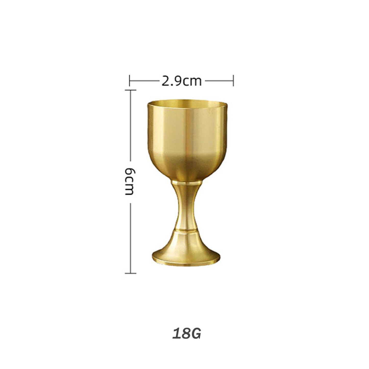Pure Brass Goblet Elegant Copper Chalice Cup Metal Liquor Tumbler For Cocktails And Wine Party Glas 6