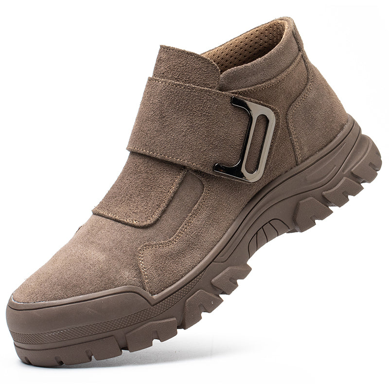 Durable Men Work Safety Shoes AntiSmashing Steel Toe Puncture Proof Boots For HeavyDuty Constructio 7