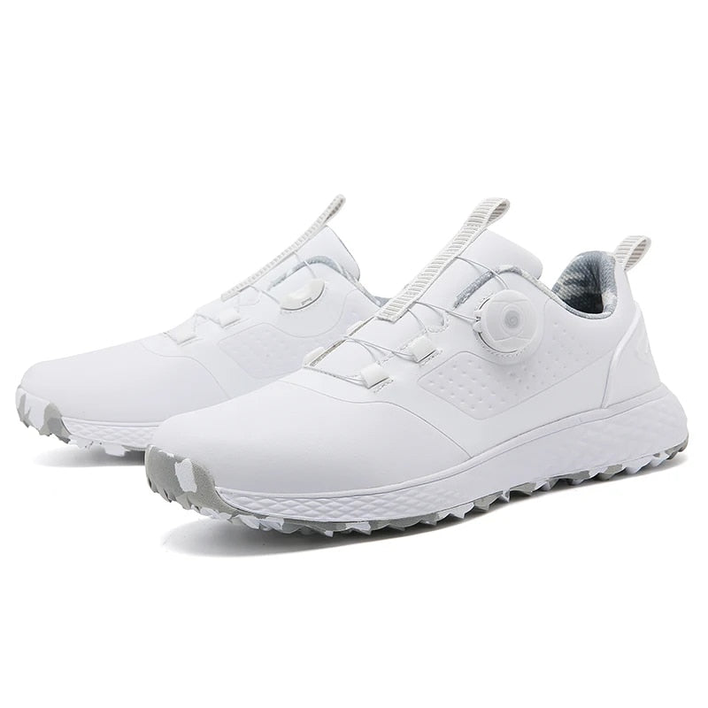 Waterproof Golf Sneakers for Men & Women, Fashionable Outdoor Comfortable Golfers Footwears for Casual Sports & Walking