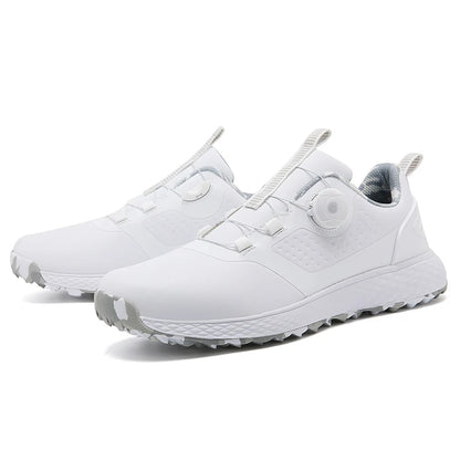 Waterproof Golf Sneakers for Men & Women, Fashionable Outdoor Comfortable Golfers Footwears for Casual Sports & Walking