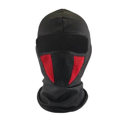 Motorcycle Balaclava Breathable, Full Face Mask Cycling, Windproof Headgear, Outdoor Sports Men CS Mask, Head Cover Hat.