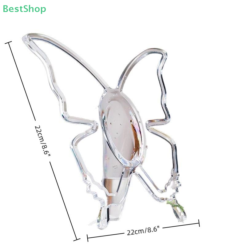 Transparent Acrylic Photo Frame, Butterfly Vase, Niche Hydroponic Flower Arrangement Decoration