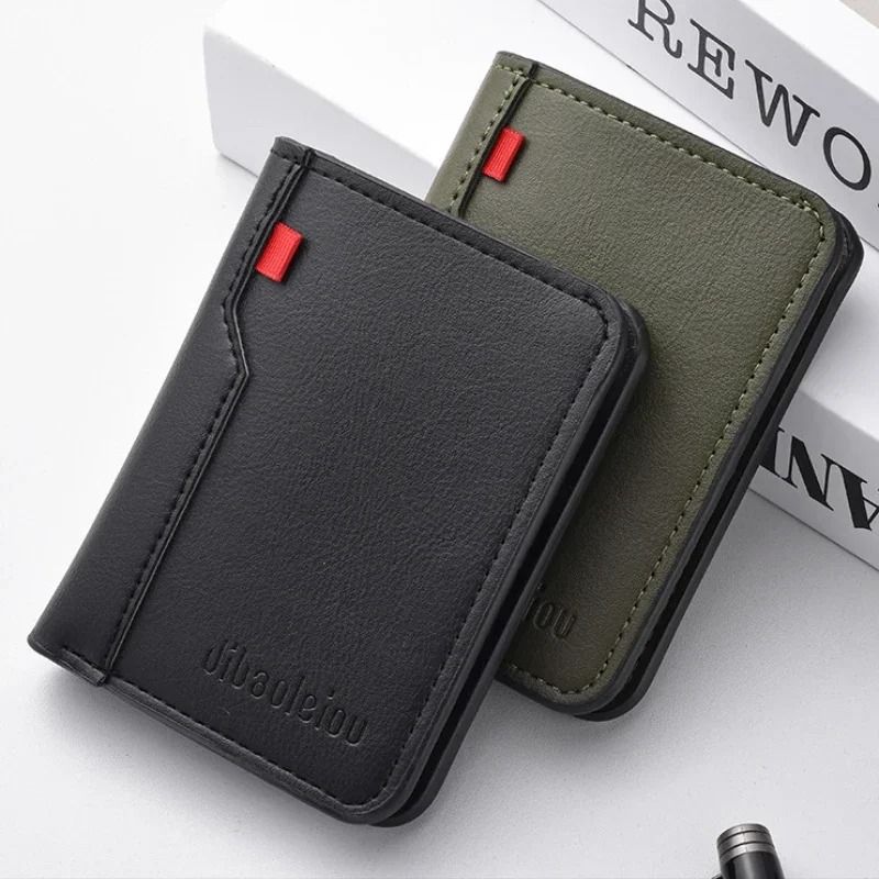 Ultra Thin PU Leather Credit Card Wallet for Men