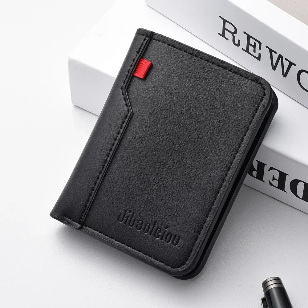 Ultra Thin PU Leather Credit Card Wallet For Men 1