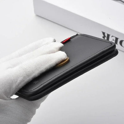 Ultra Thin PU Leather Credit Card Wallet For Men 4