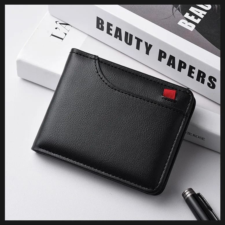 Ultra Thin PU Leather Credit Card Wallet For Men 10