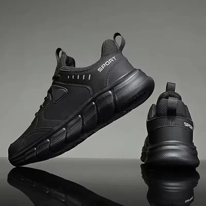 Waterproof Mens Athletic Sneakers, Breathable Casual Walking Shoes, Non Slip Ear-Resistant Tenis Masculino for Comfort