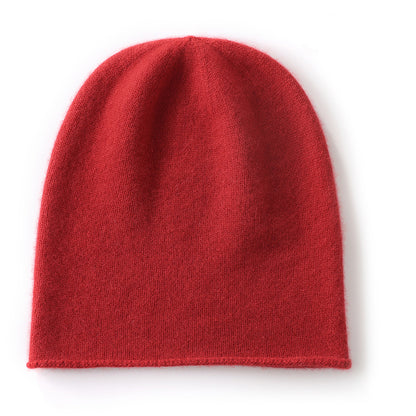 Cashmere Knitted Beanie Hat Winter Unisex Outdoor Casual Cap Solid Color Keep Warm Hedging Hat For  9