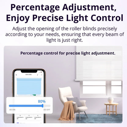 Smart WiFi Curtain Switch Module For Roller Blinds With Precise Control 3