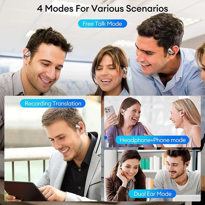 Real Time AI Translator Earbuds With 145 Language Support And Bluetooth 54 2