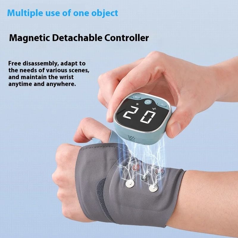 Electric Heating Wrist Massager  Hot Compress And Vibration Therapy For Carpal Tunnel Relief 1