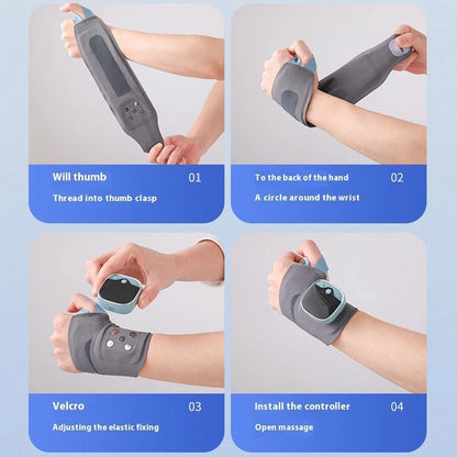Electric Heating Wrist Massager  Hot Compress And Vibration Therapy For Carpal Tunnel Relief 2