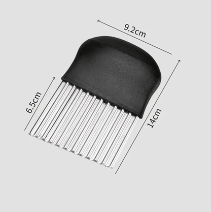 Stainless Steel Crinkle Cut Vegetable And Potato Slicer Knife 5
