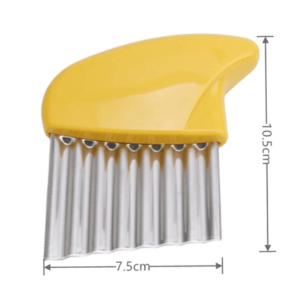 Stainless Steel Crinkle Cut Vegetable And Potato Slicer Knife 6
