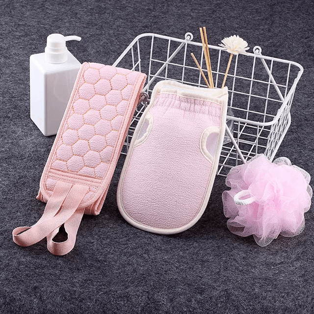 3 Piece Exfoliating Bath And Shower Set 3