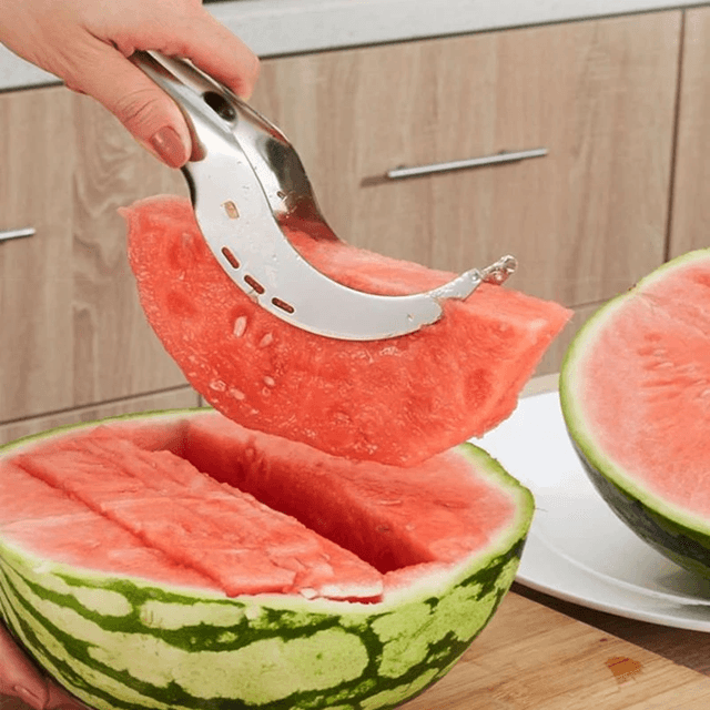 Stainless Steel Windmill Watermelon Cutter And Fruit Slicer 1