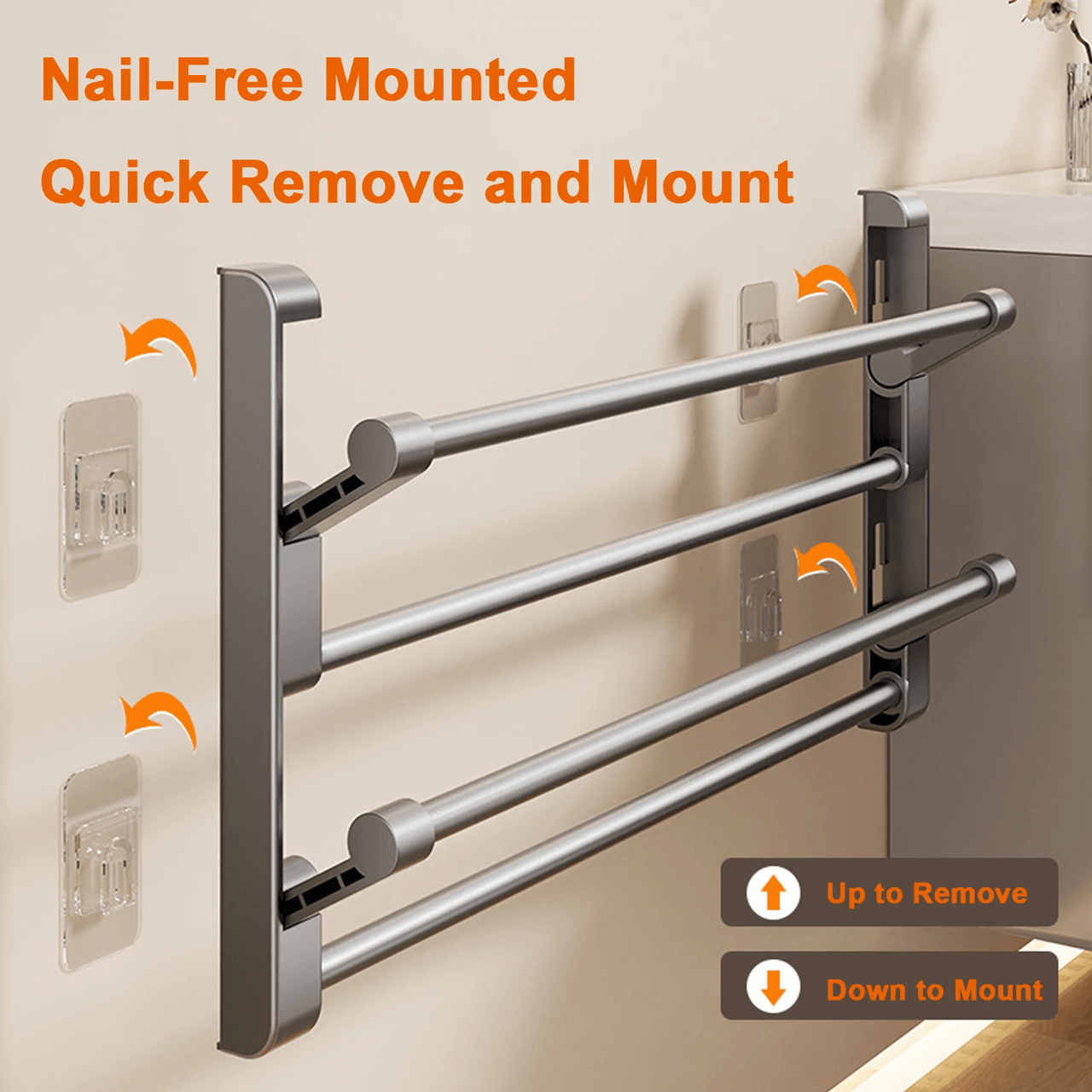 Wall Mounted Shoe Rack And Slipper Holder Organizer 1