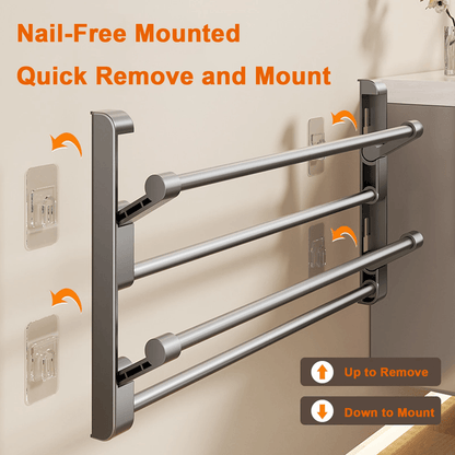 Wall Mounted Shoe Rack And Slipper Holder Organizer 1