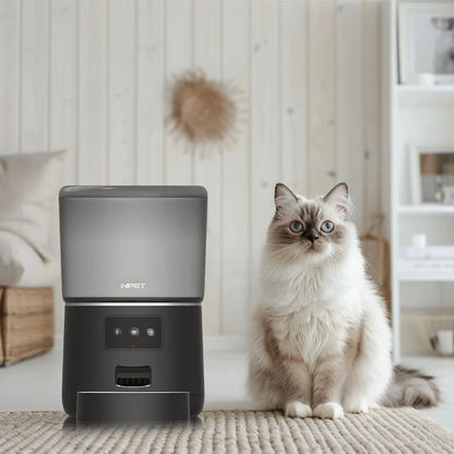 Automatic Smart Pet Feeder 4L With Stainless Steel Bowl And Custom Portion Control 3