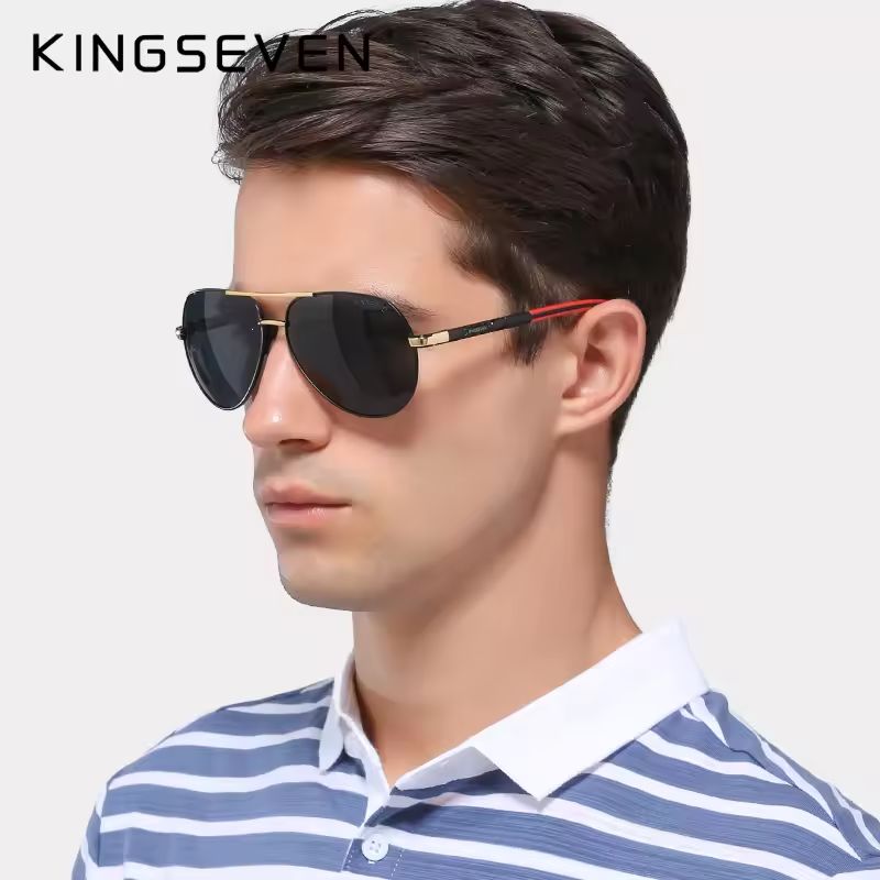 Kingseven Vintage Polarized Sunglasses for Men and Women