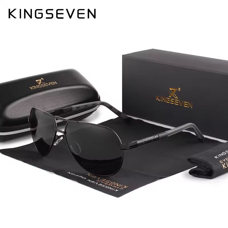 Kingseven Vintage Polarized Sunglasses For Men And Women 10