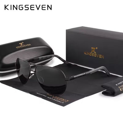 Kingseven Vintage Polarized Sunglasses For Men And Women 10