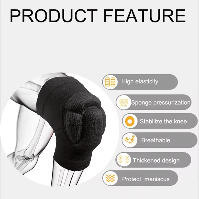 Thickened Sports Knee Pads For Training And Injury Protection 2