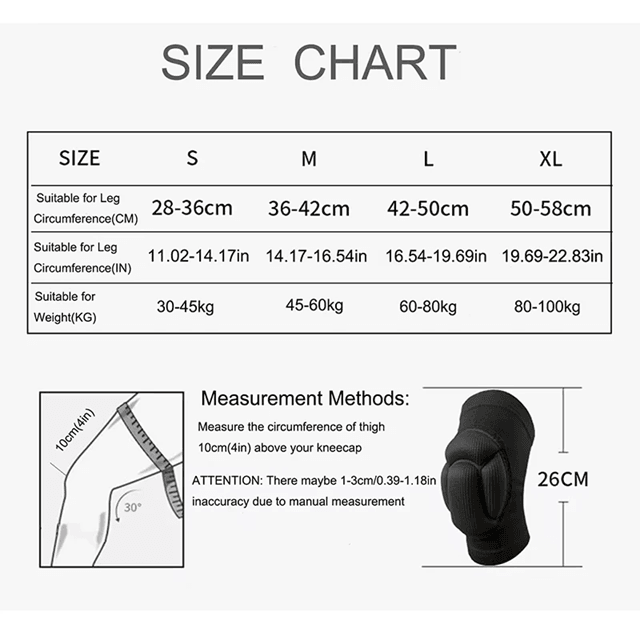 Thickened Sports Knee Pads For Training And Injury Protection 3