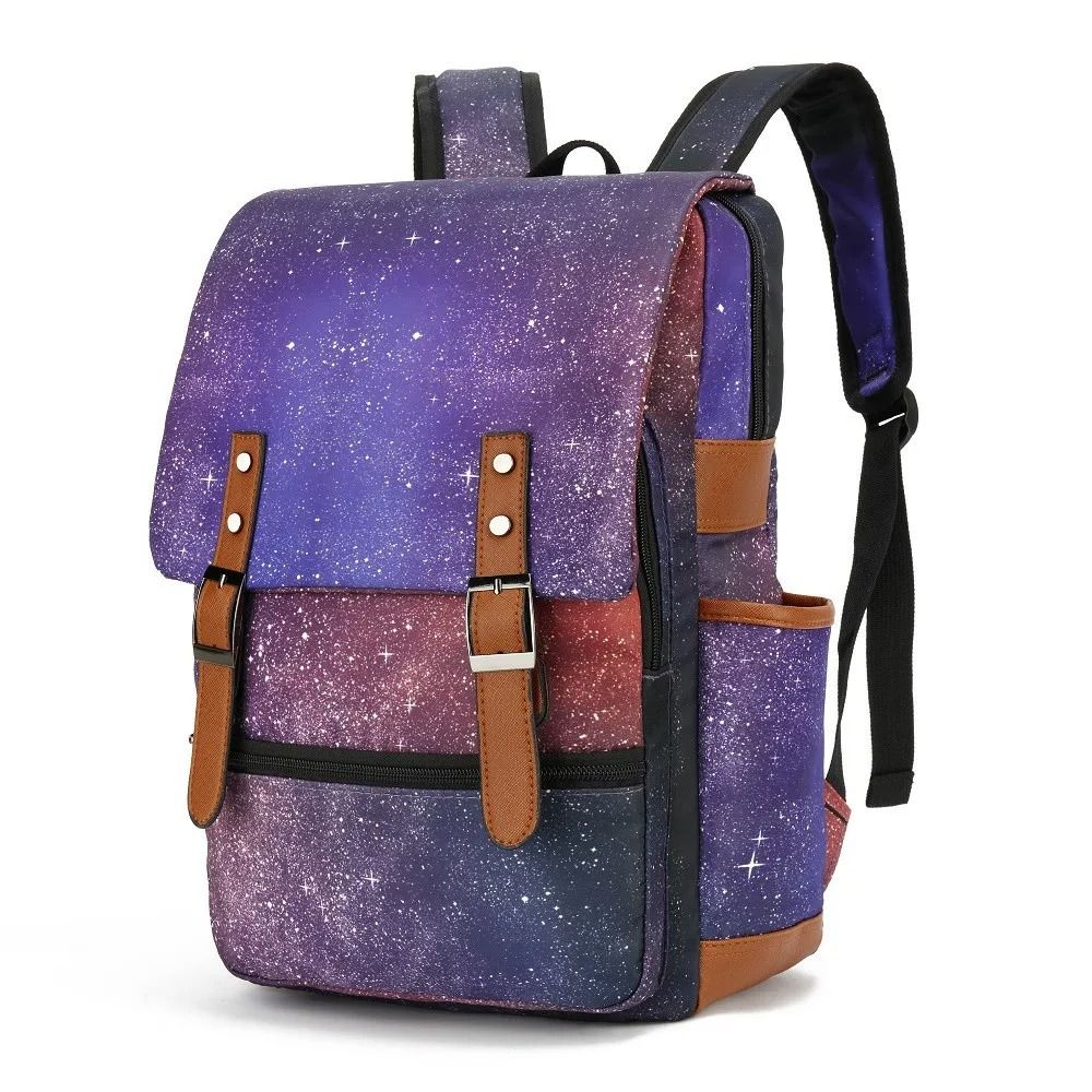 Vintage Oxford Waterproof Laptop Backpack With Large Capacity For Travel  School 9
