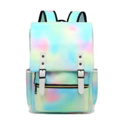Vintage Oxford Waterproof Laptop Backpack With Large Capacity For Travel  School 12