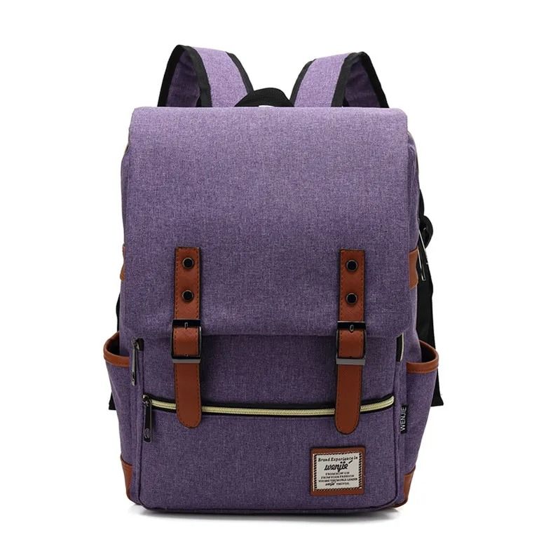 Vintage Oxford Waterproof Laptop Backpack With Large Capacity For Travel  School 13