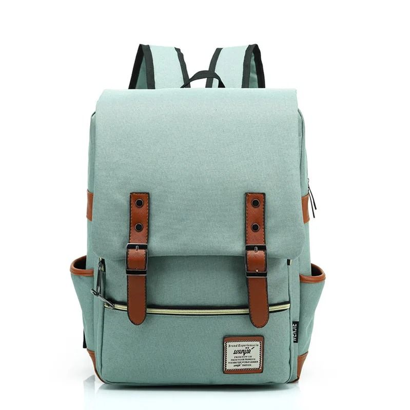 Vintage Oxford Waterproof Laptop Backpack With Large Capacity For Travel  School 17